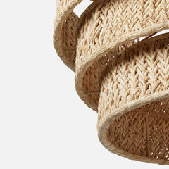 Serafina Raffia Chandelier - Our Boat House