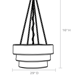 Serafina Raffia Chandelier - Our Boat House
