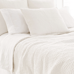 Seychelles Quilt - Dove White - Our Boat House