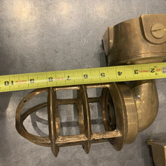 Ship Passageway Lights - 90 Degrees in Brass Finish - Our Boat House