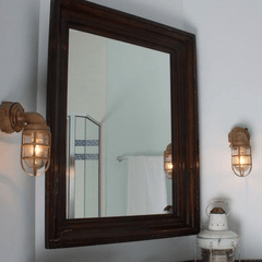 Ship Passageway Lights - 90 Degrees in Brass Finish - Our Boat House