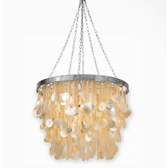 Shira Capiz Shell Chandelier - Our Boat House