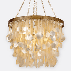 Shira Capiz Shell Chandelier - Our Boat House