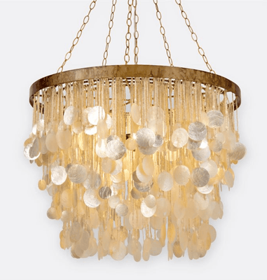 Shira Capiz Shell Chandelier - Our Boat House