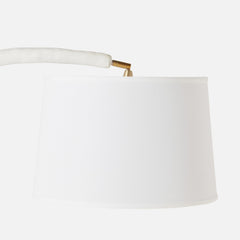 Shona Arc White Floor Lamp - Our Boat House