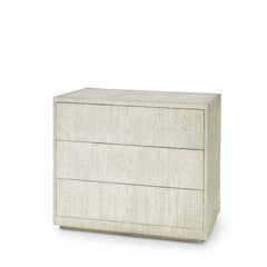 Shoreline Three - Drawer Whitewash Nightstand - Our Boat House