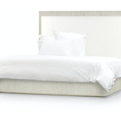 Shoreline Upholstered Whitewash Bed - Two Sizes - Our Boat House