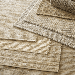 Simba Ivory Handwoven Jute Rug - Our Boat House