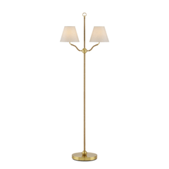 Sirocco Brass Floor Lamp - Our Boat House