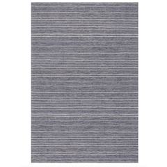 Skipper Stripe Handwoven Indoor/Outdoor Rug - Navy - Our Boat House