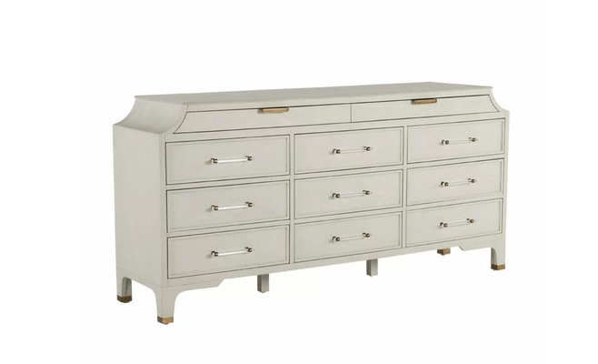 Sofie Cerused White Dresser - Our Boat House