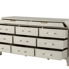 Sofie Cerused White Dresser - Our Boat House