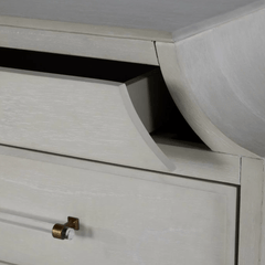 Sofie Cerused White Dresser - Our Boat House