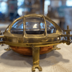 Solid Brass Four Bar Light - Our Boat House