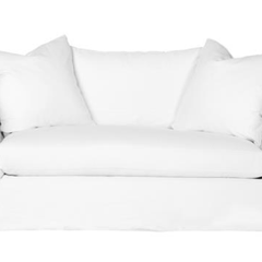 St. Bart's 72in Slipcovered Studio Sofa - Our Boat House