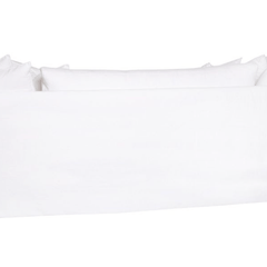 St. Bart's 84in Slipcovered Conventional Queen Sleeper Sofa - Our Boat House