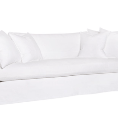 St. Bart's 84in Slipcovered Conventional Queen Sleeper Sofa - Our Boat House