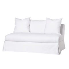 St. Bart's Armless Slipcovered Loveseat - Our Boat House