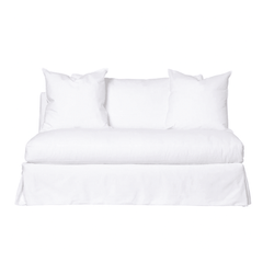 St. Bart's Armless Slipcovered Loveseat - Our Boat House