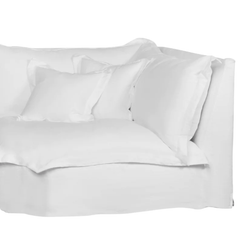 St. Lucia 3pc Slipcovered Sectional w/RAF Sofa - Our Boat House