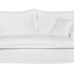 St. Lucia 3pc Slipcovered Sectional w/RAF Sofa - Our Boat House