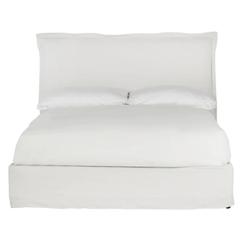 St. Lucia Slipcovered Bed - Queen - Our Boat House