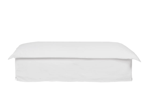 St. Lucia Slipcovered Bench - Our Boat House