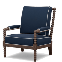 St. Maarten Accent Chair - Customizable - Our Boat House