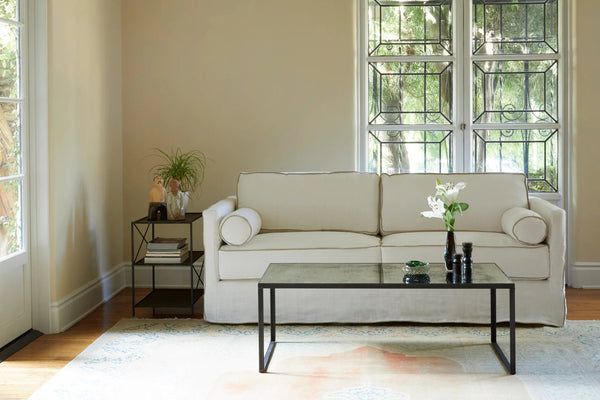 St. Thomas 84in Slipcovered Sofa - Luna White - FLOOR SAMPLE / WAREHOUSE STOCK - Our Boat House