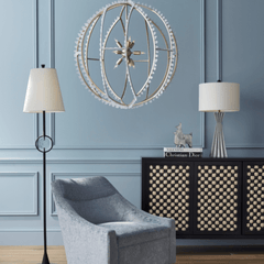 St. Thomas Glass Orb Chandelier - Our Boat House
