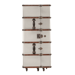 Stateroom Mobile Bar Trunk - Ivory - Our Boat House