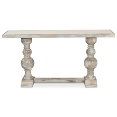 Stella Double Pedestal Console Table - Our Boat House