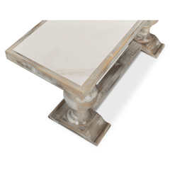 Stella Double Pedestal Console Table - Our Boat House
