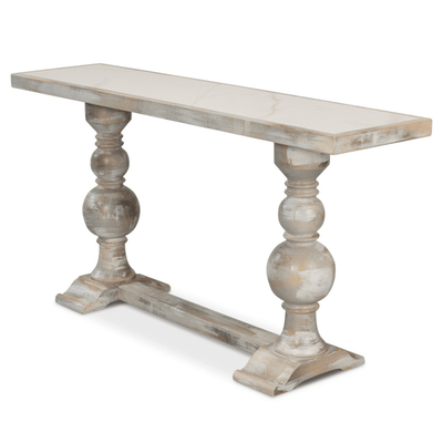 Stella Double Pedestal Console Table - Our Boat House