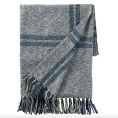 Stevie Indigo Throw - Our Boat House