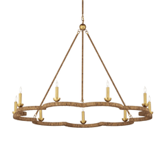 Stevie Scalloped Chandelier - Our Boat House