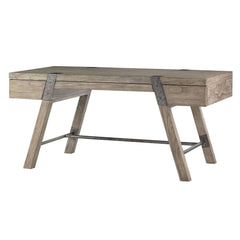 STOCK - Hamlin Gray Driftwood Desk - 