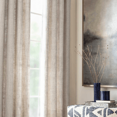 Stone Washed Linen Panel - Natural - Our Boat House