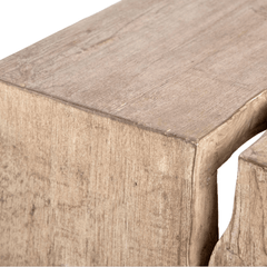 Sunset Waterfall Table - Whitewash - Our Boat House