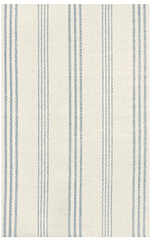 Swedish Stripe Woven Cotton Rug - Light Blue - Our Boat House