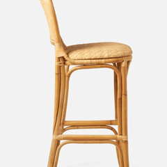 Tatum Woven Rattan Counter Stool - Our Boat House