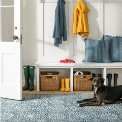 Temple Ink Machine Washable Rug - Our Boat House