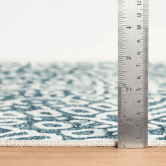 Temple Ink Machine Washable Rug - Our Boat House