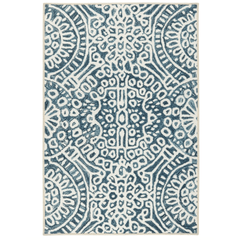 Temple Ink Machine Washable Rug - Our Boat House