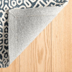 Temple Wool Rug - Ink Blue - Our Boat House