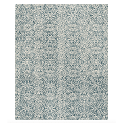 Temple Wool Rug - Ink Blue - Our Boat House