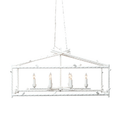Tessa Linear Birdcage Chandelier - Our Boat House