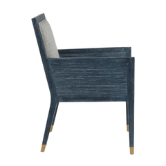 Treasure Cay Navy Dining Armchair - Our Boat House