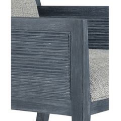 Treasure Cay Navy Dining Armchair - Our Boat House