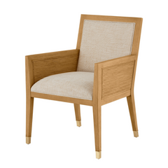 Treasure Cay Sea Sand Dining Armchair - Our Boat House